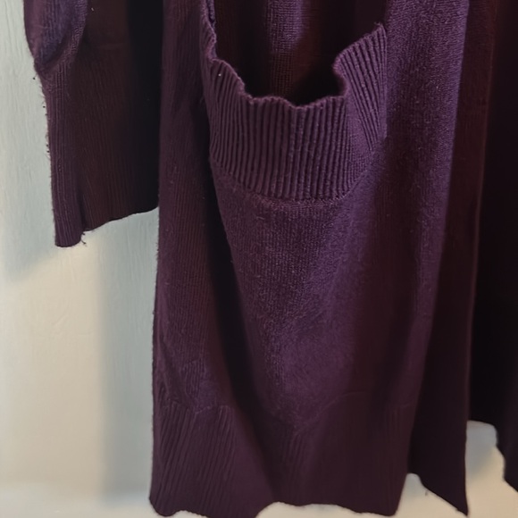 Cielo VGUC petty purple open cardi, front pockets. - Picture 7 of 9